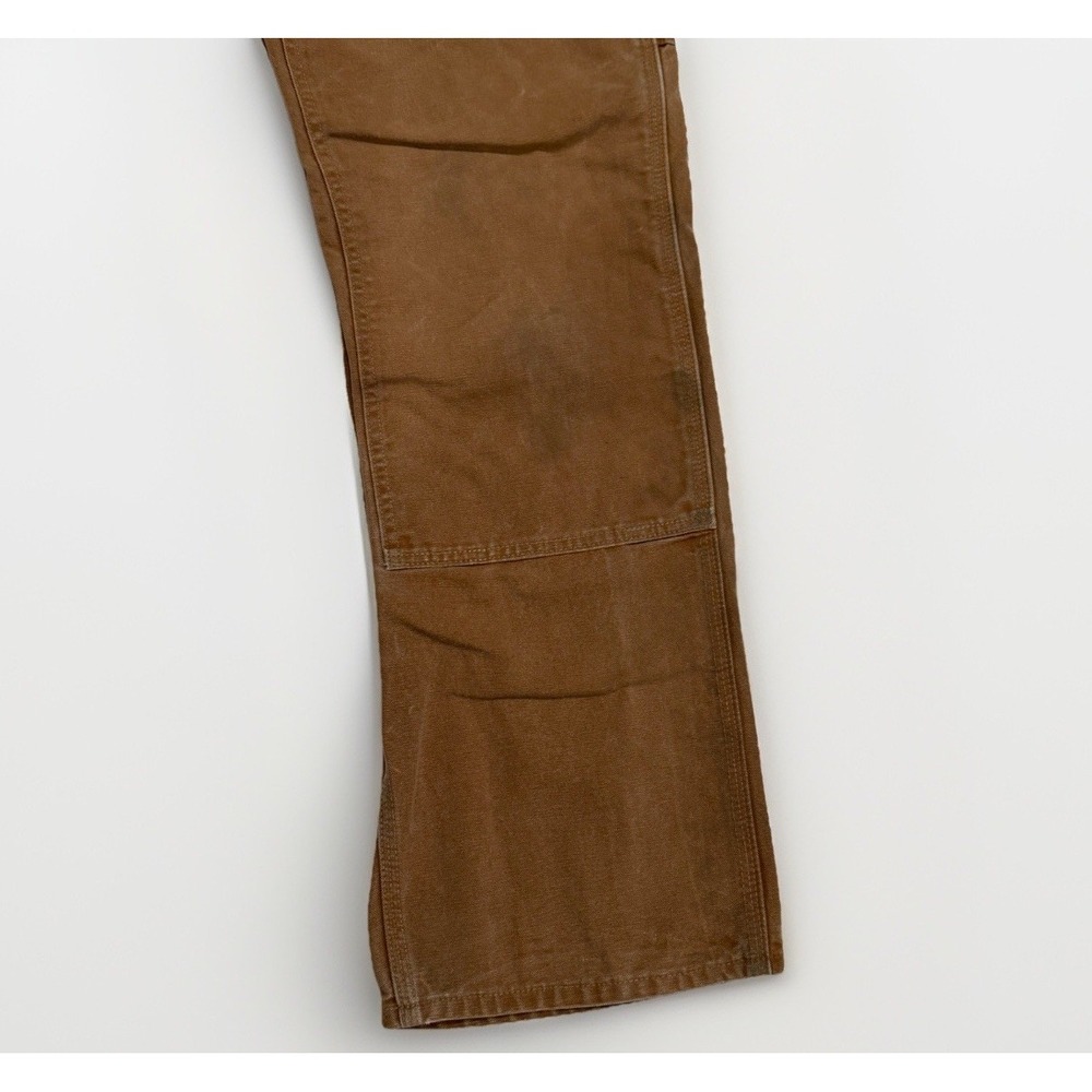 VTG Carhartt Men's Sz 32 Brown Double Knee Carpenter B01 BRN Pants Work USA Made - Picture 3 of 11